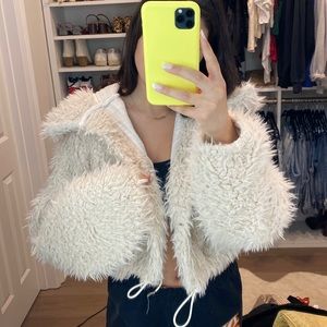 Free People Faux Fur Coat